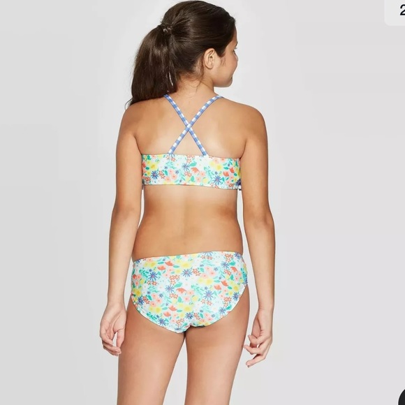 Girls multi color bikini swimsuit - Picture 2 of 2
